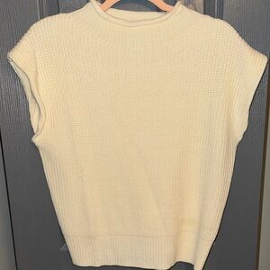 SHEIN Cream Cowl Neck Sweater